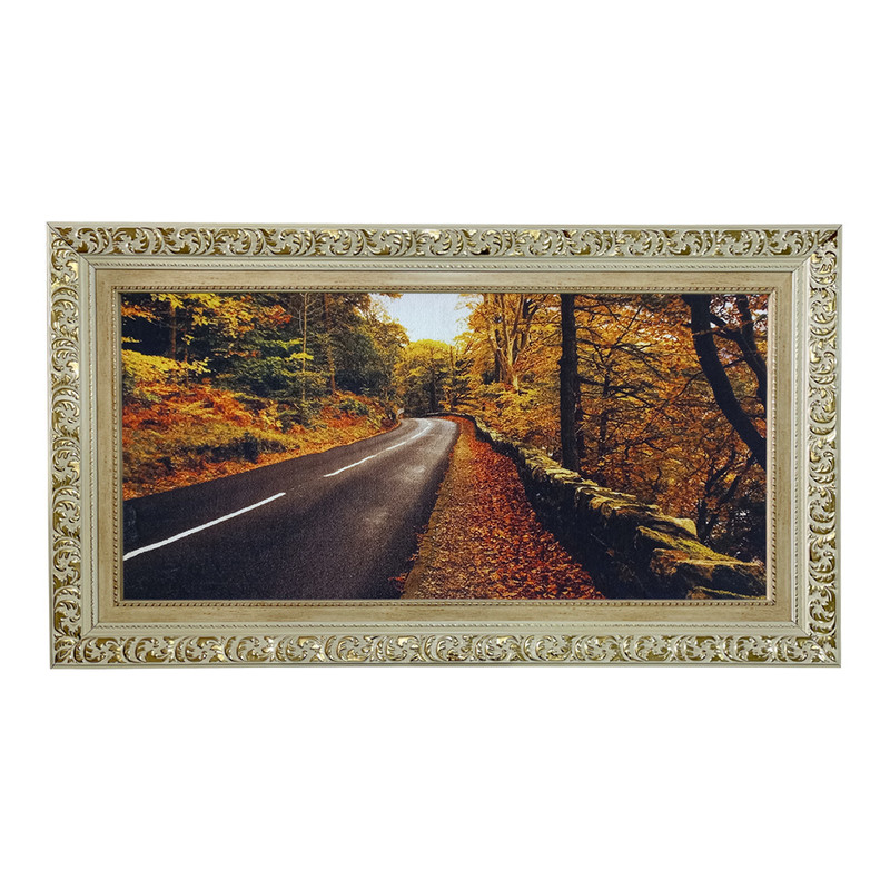 تابلو فرش ماشینی طرح دستبافت مدل پاییز کد 8046