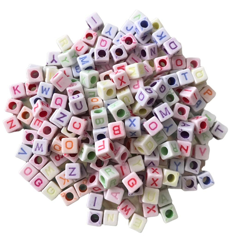 مهره دستبند مدل حروف انگلیسی کد 463 بسته 200 عددی