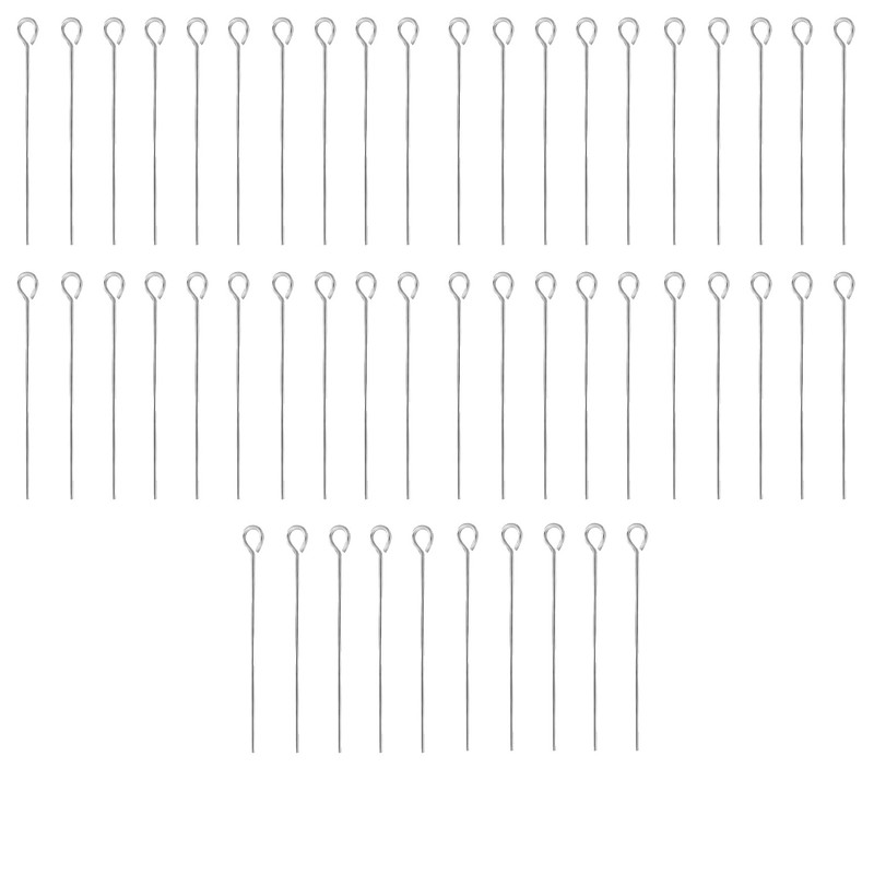 میخ گوشواره ملورین هنر طرح P کد SIL بسته 50 عددی