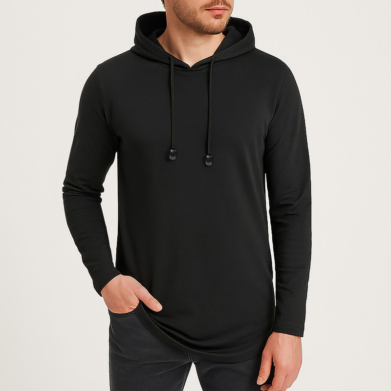 تی شرت کلاه دار مردانه باینت مدل 511-1