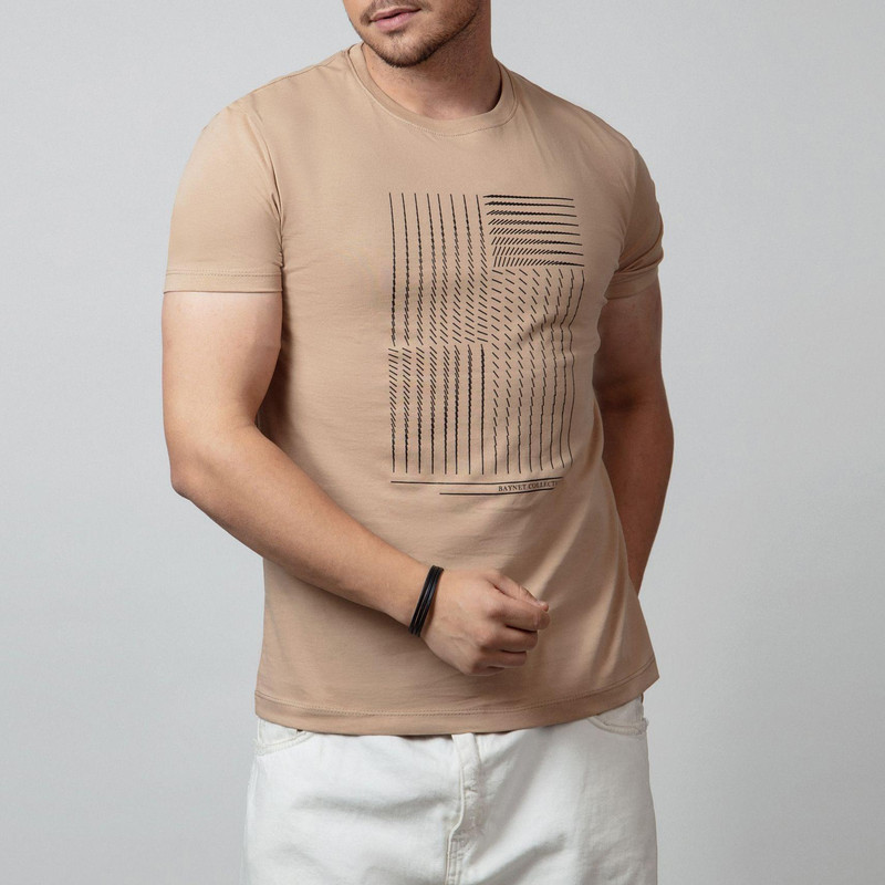 تی شرت آستین کوتاه مردانه باینت مدل 766-3