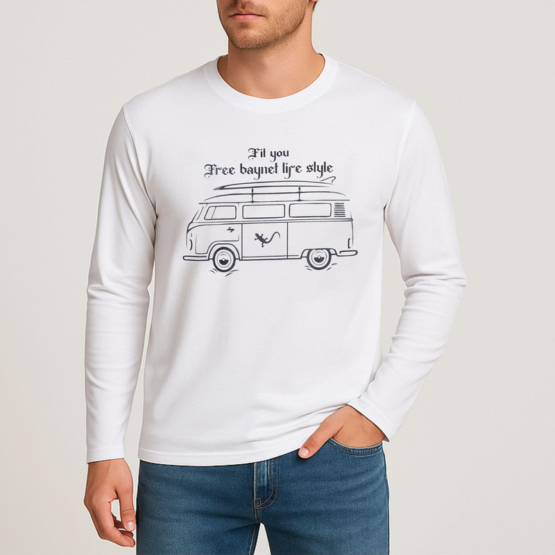 تی شرت آستین بلند مردانه باینت مدل 2261756000105