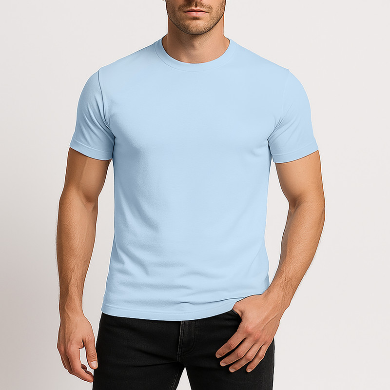 تی شرت آستین کوتاه مردانه رانژ مدل ساده 23RA05 - 409