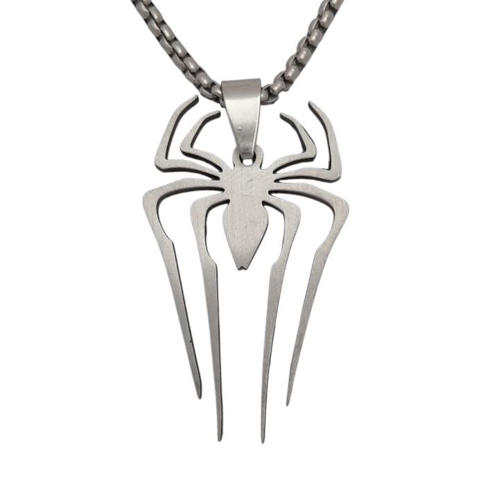گردنبند مردانه مدل عنکبوت