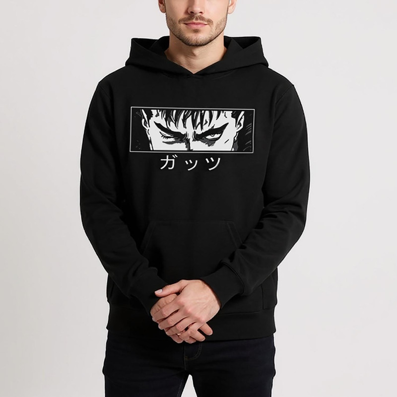 هودی مردانه مدل انیمه ای اتک ان تایتان