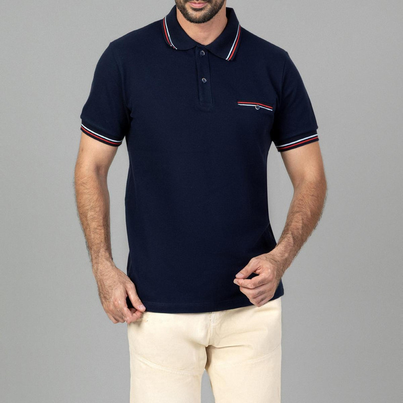 پولوشرت آستین کوتاه مردانه باینت مدل 379-1