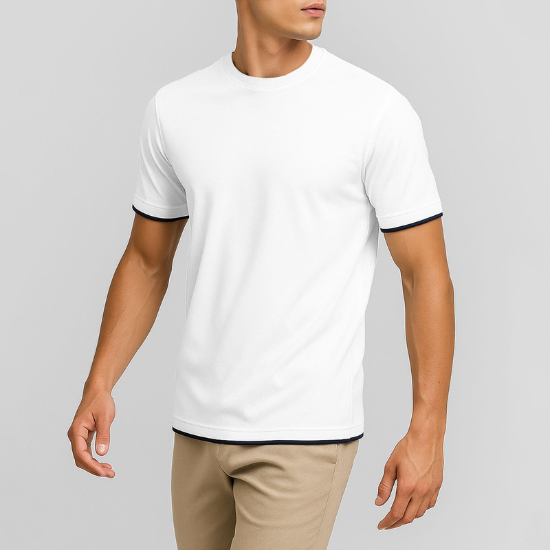 تی شرت آستین کوتاه مردانه رانژ مدل 25RA05D20M-2712-01