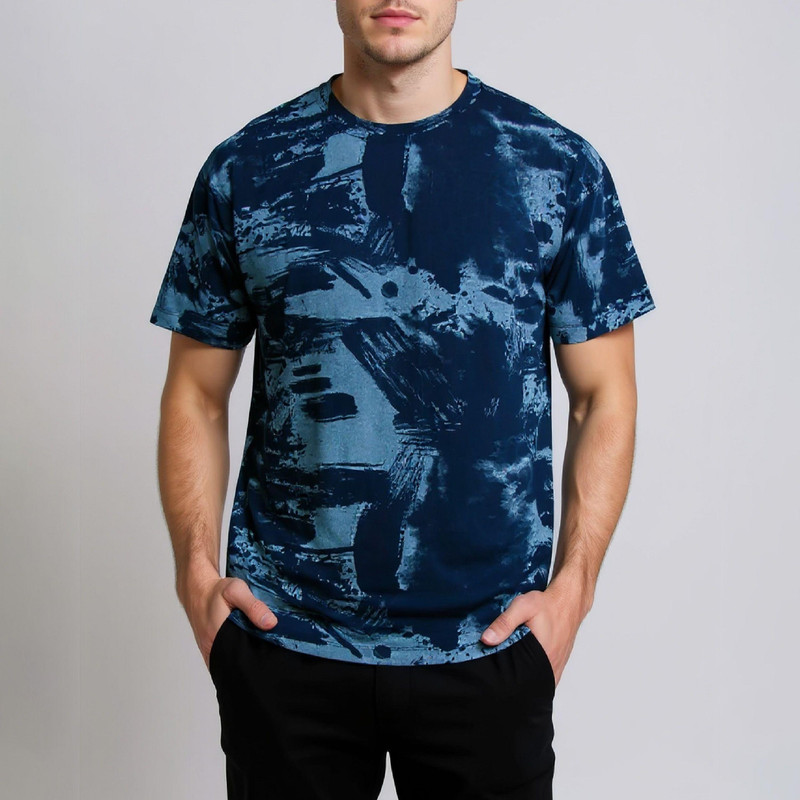 تی شرت آستین کوتاه مردانه مدل A1001