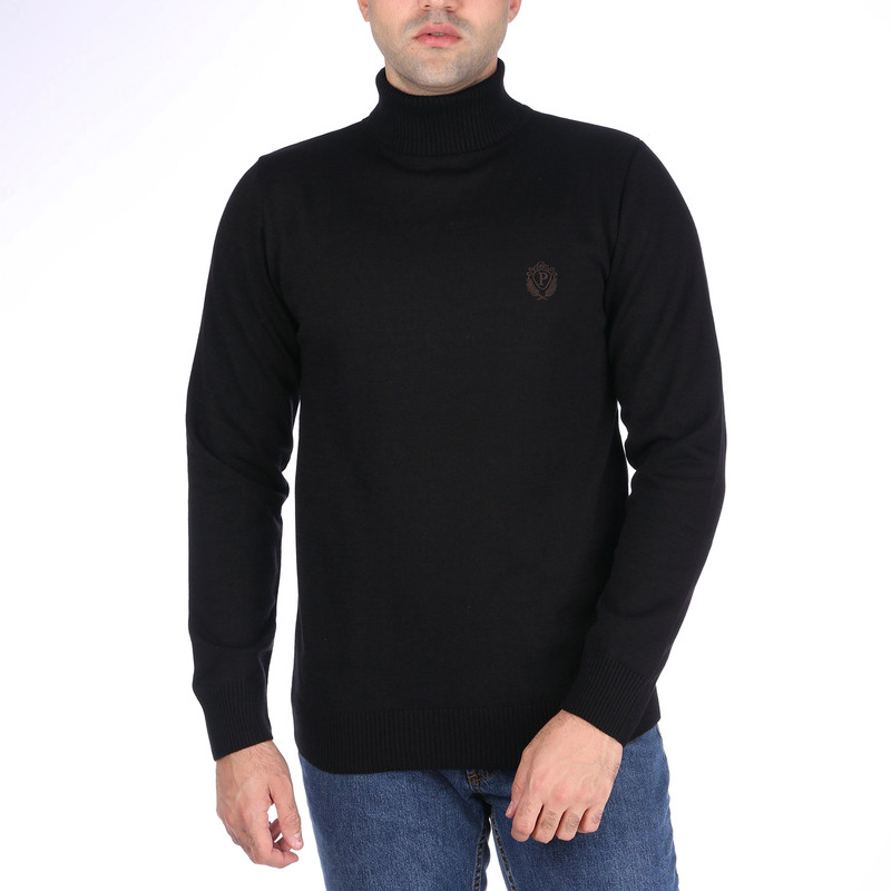 پلیور یقه اسکی مردانه تریکو پاییزان مدل PE700