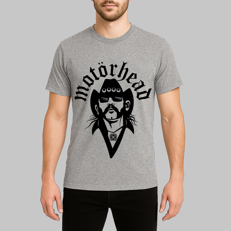 تیشرت آستین کوتاه مردانه طرح MOTOR HEAD کد F543