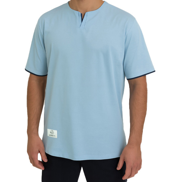 تی‌شرت آستین کوتاه مردانه مدل نخ پنبه کد A1091-LB