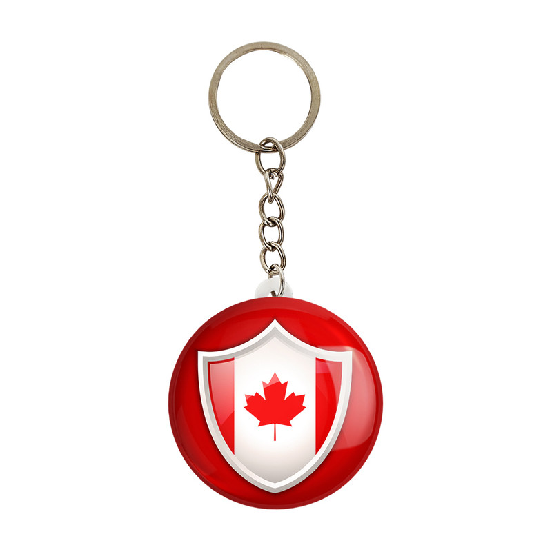 جاکلیدی خندالو مدل پرچم کانادا کد 20607