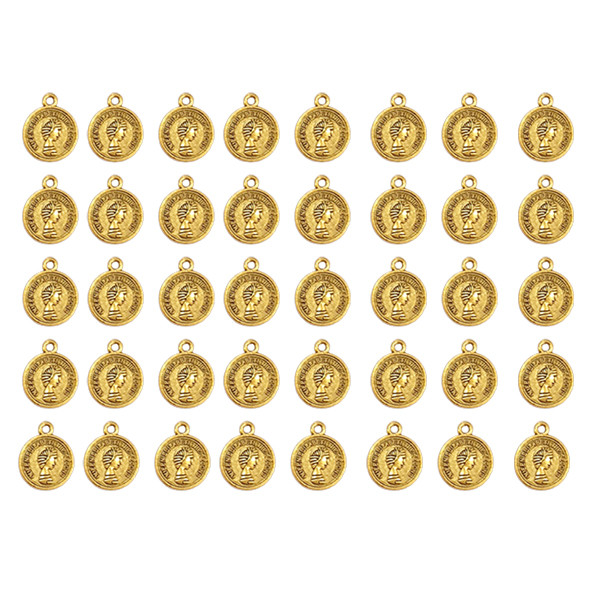 آویز دستبند مدل سکه بسته 40 عددی