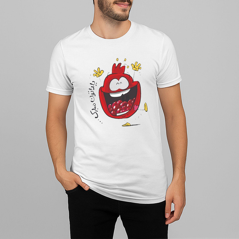 تی شرت آستین کوتاه مردانه اسد مدل یلدا