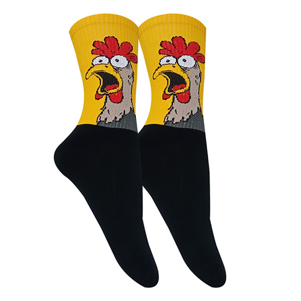 جوراب ساق بلند مردانه تن پوش هنگامه مدل پنبه کش اسپرت خروس