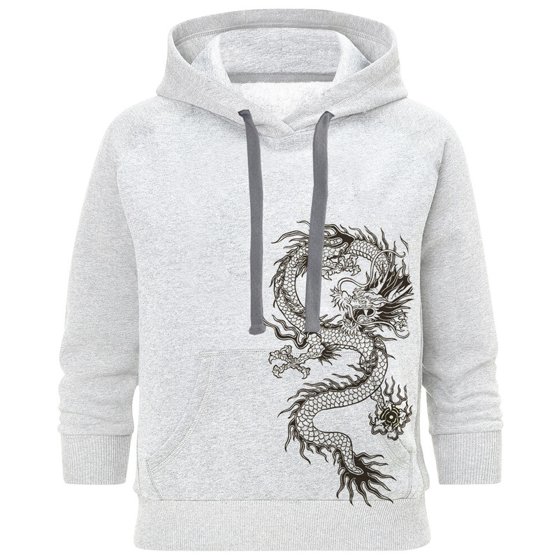 هودی مردانه طرح اژدها کد S296