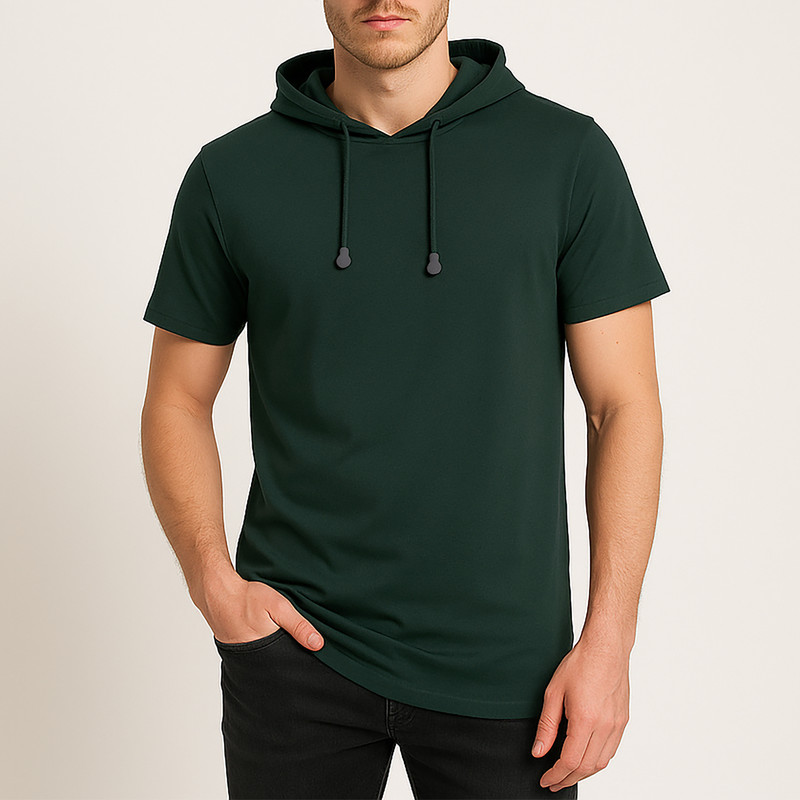 تیشرت کلاه دار مردانه باینت مدل 323-6