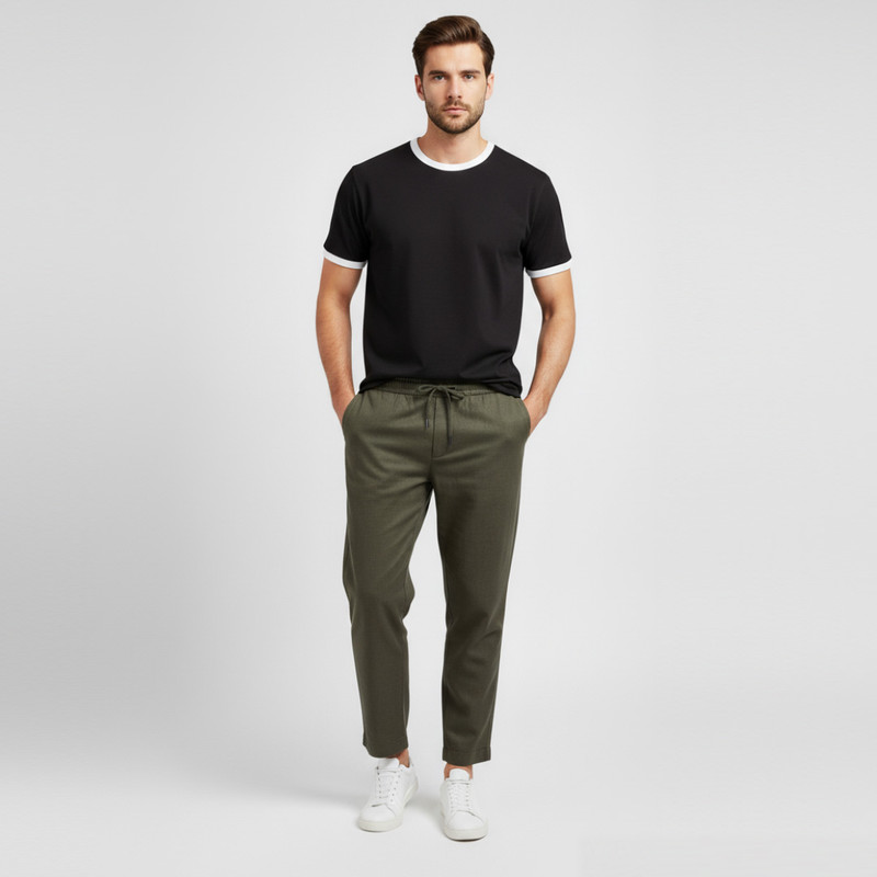 تی‌شرت آستین کوتاه مردانه رانژ مدل 25RA22D11M-1401-01