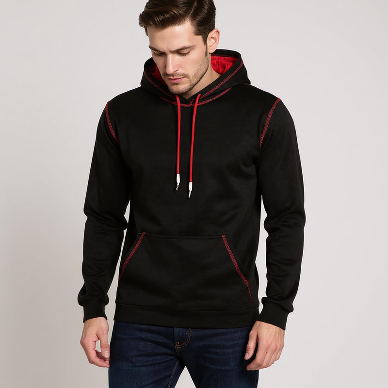 هودی مردانه آریا پارس مدل خط و آستر