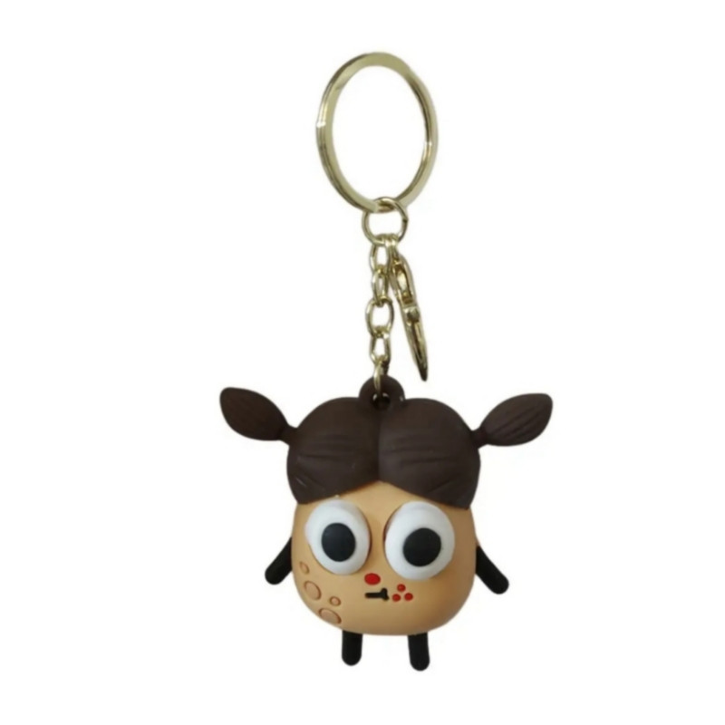 جاکلیدی مدل سیلیکونی طرح سیب زمینی چشم‌ متحرک کد 04