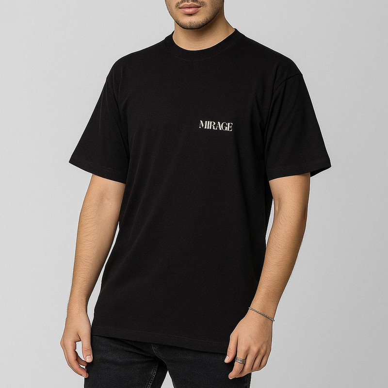 تی‌شرت لانگ آستین کوتاه مردانه میراژ مدل گلدوزی شده