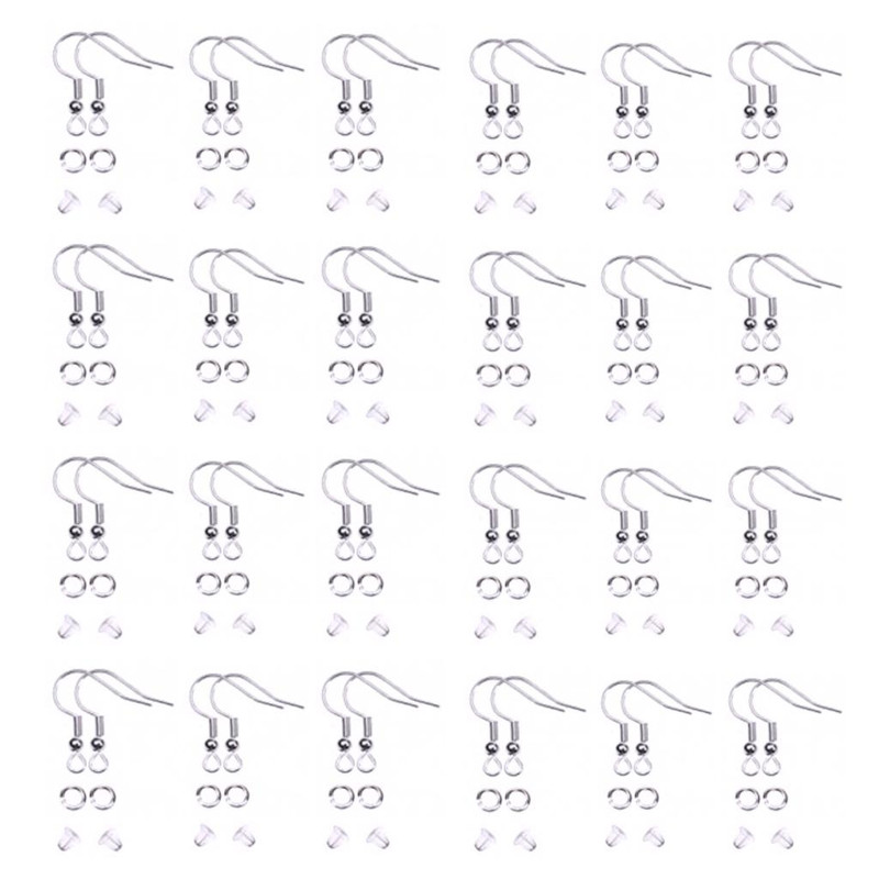 پایه گوشواره و حلقه کد 066 بسته 144 عددی