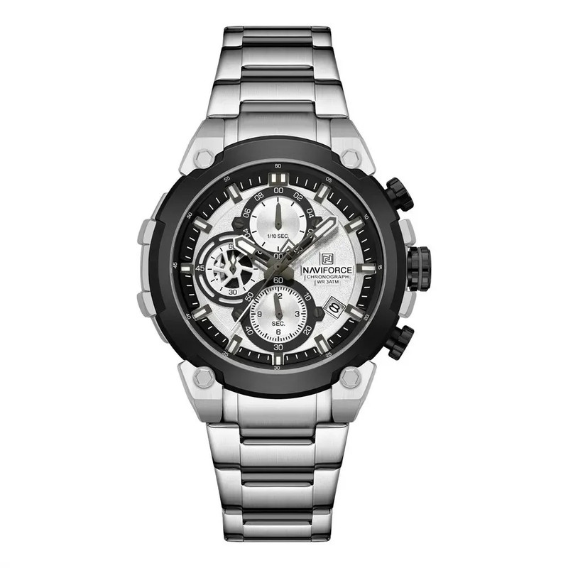 ساعت مچی عقربه‌ای کوارتز مردانه نیوی فورس مدل NF8071SWS