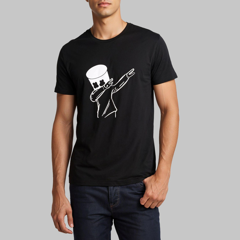 تی شرت مردانه طرح مارشملو کد 34349