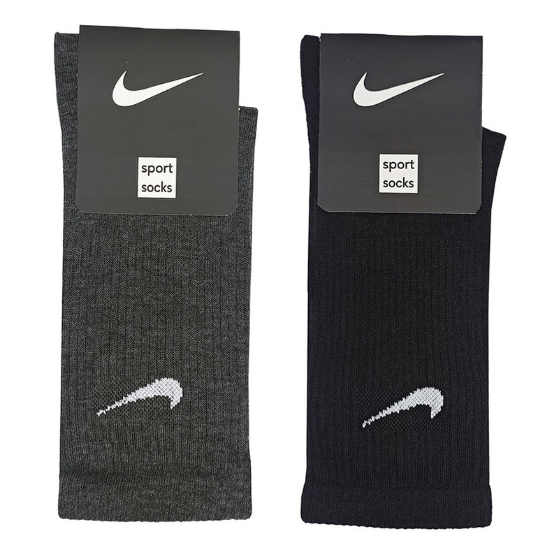 جوراب ورزشی ساق بلند مردانه مدل کش انگلیسی کد 1342 بسته دو عددی