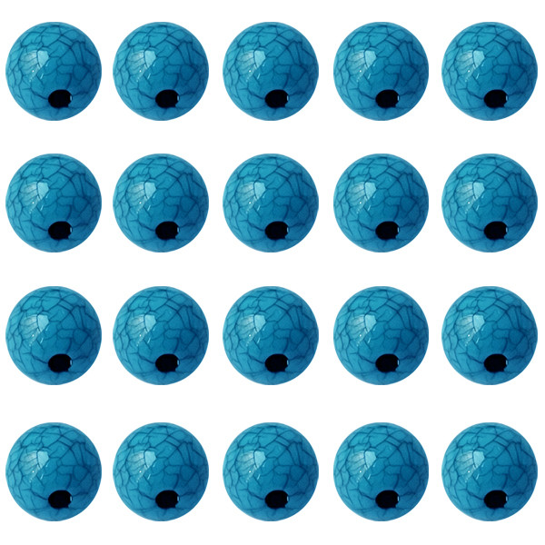 مهره دستبند مدل فیروزه کد NWK مجموعه 20 عددی