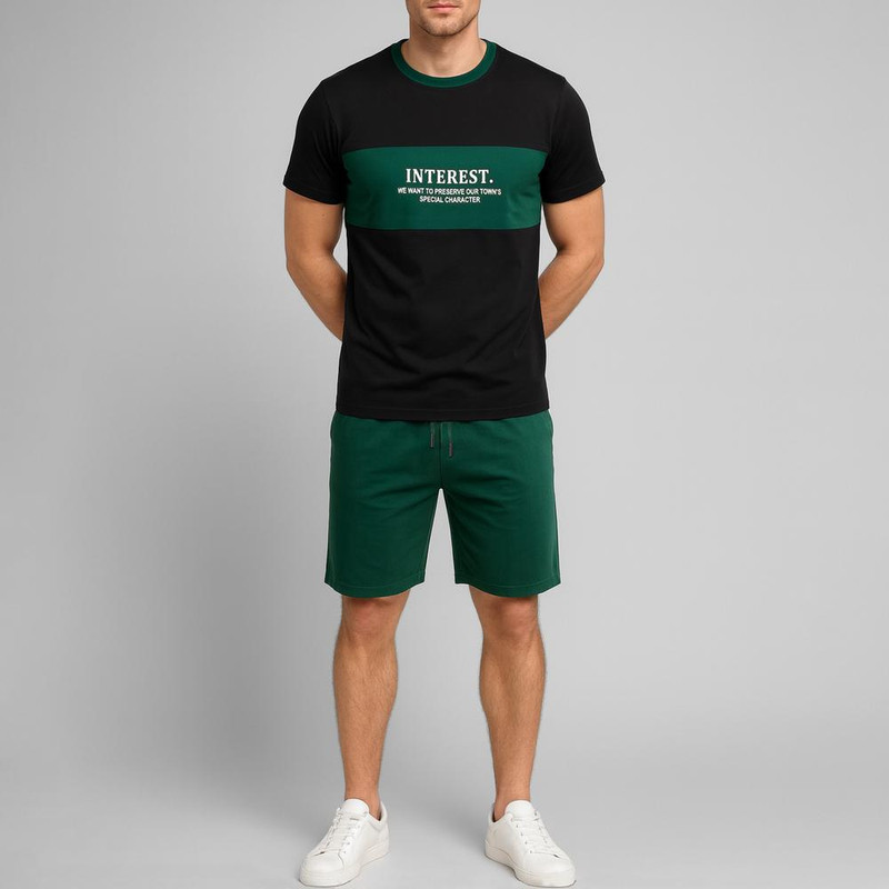 ست تی شرت و شلوارک مردانه مادر مدل Harry