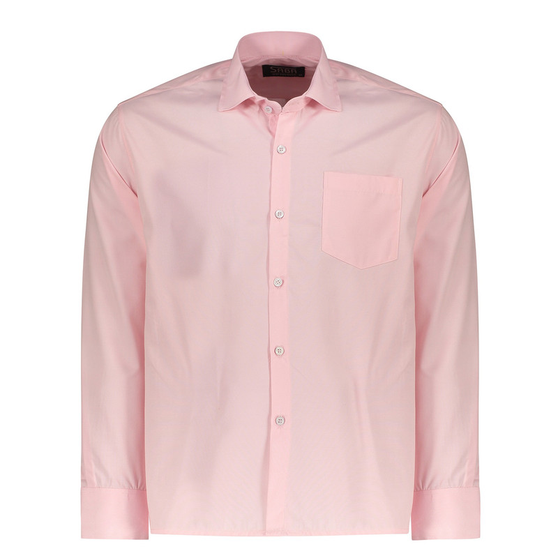 پیراهن آستین بلند یقه برگردان مردانه مدل Jibdar