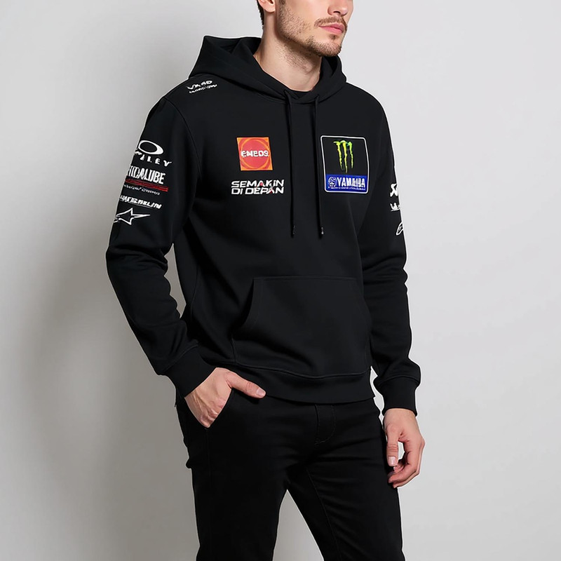 هودی مردانه طرح ریسینگ کد H-YA-B