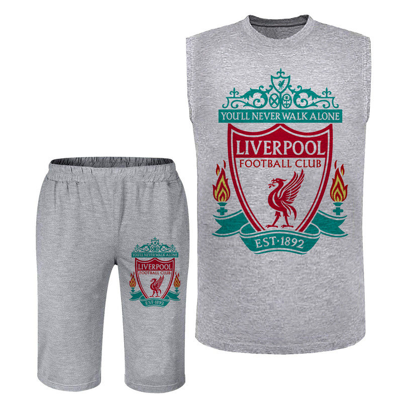 ست تاپ و شلوارک مردانه مدل لیورپول کد N55