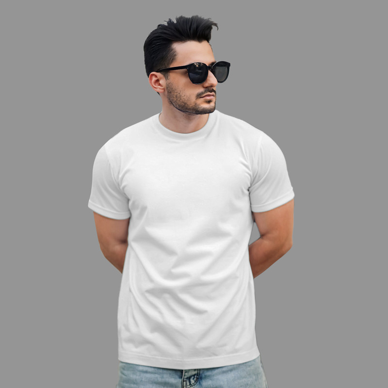 تی شرت آستین کوتاه مردانه مدل بیسیک