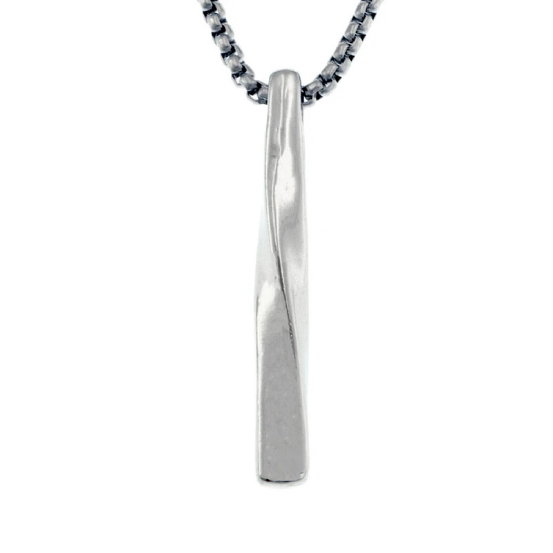 گردنبند مکعب عشق مدل پیچ دار کد 12