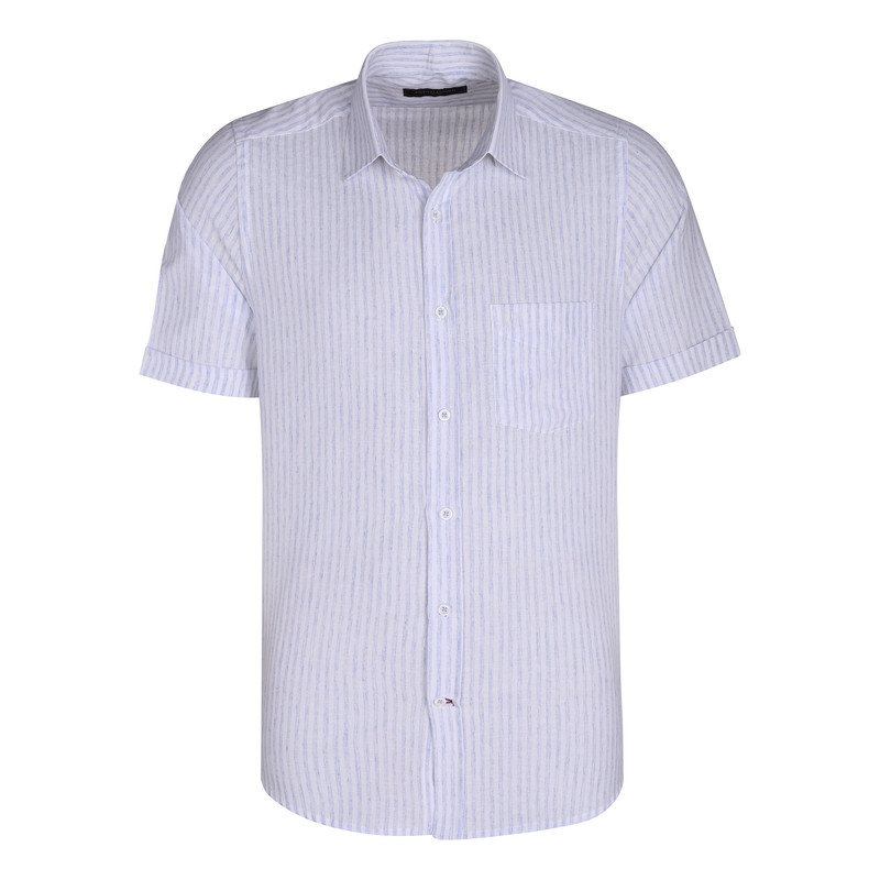 پیراهن آستین کوتاه یقه برگردان مردانه پاتن جامه مدل 04MC8113