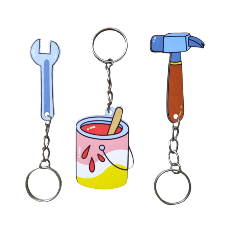 جاکلیدی مردانه مدل ابزار کد 124 بسته 3 عددی