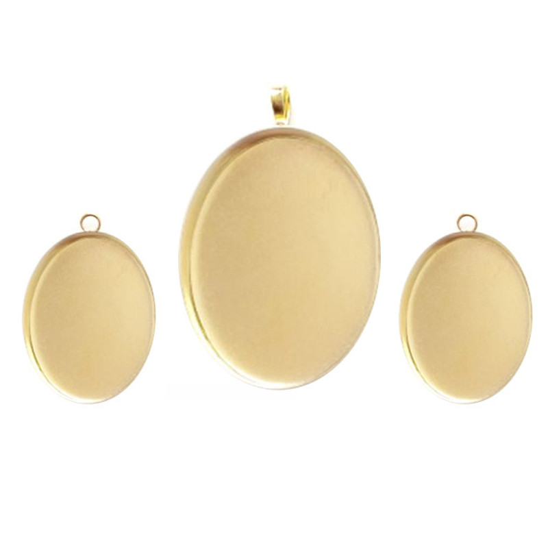 قاب برنجی مدل بیضی بسته سه عددی