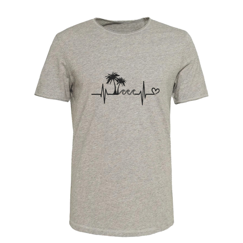 تی شرت آستین کوتاه مردانه مدل T617 طرح ضربان