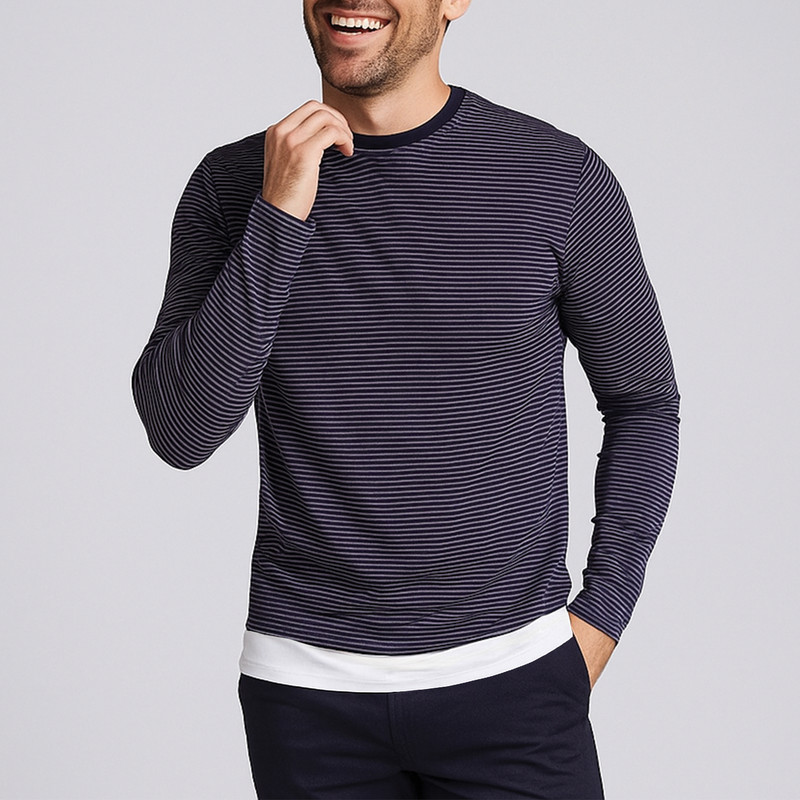 تی شرت آستین بلند مردانه بست بای کد 522-21