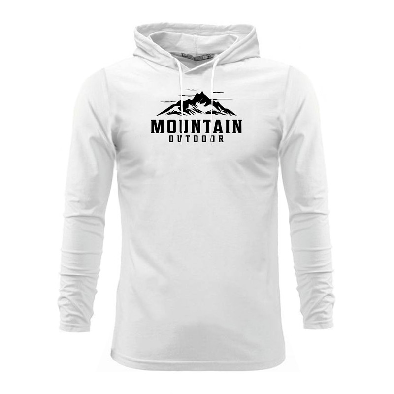 تی شرت کلاه دار مردانه مدل MON کد 4054