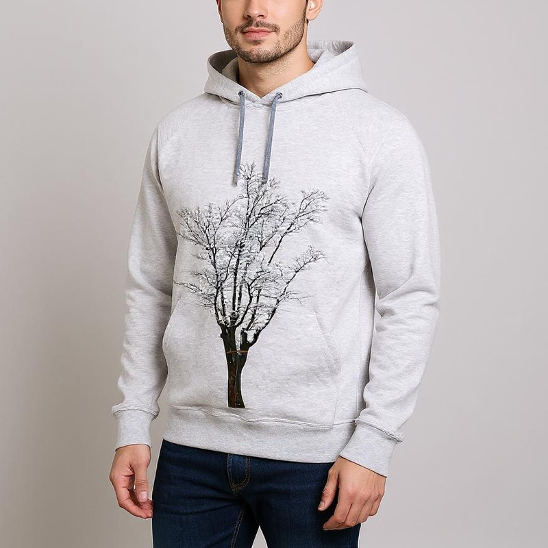 هودی مردانه طرح درخت کد R165