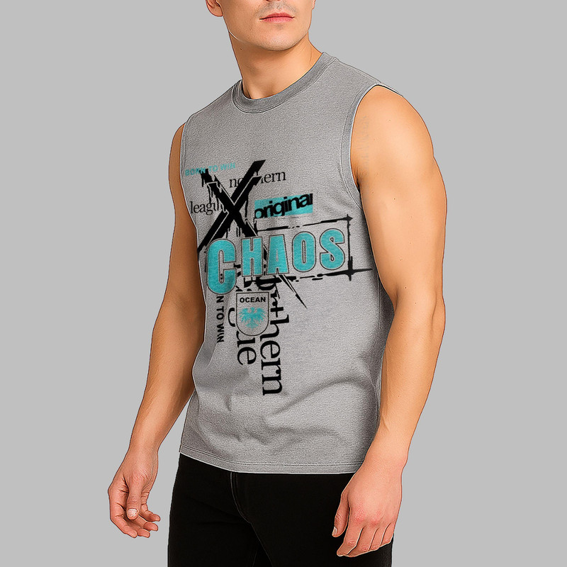 تاپ مردانه طرح CHAOS کد F61