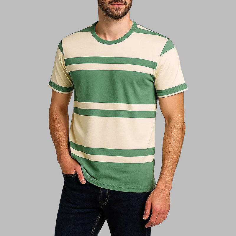 تی شرت آستین کوتاه مردانه باینت مدل رینگر 803-1