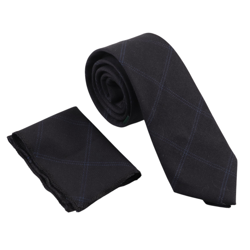 ست کراوات و دستمال جیب مردانه نسن مدل s1