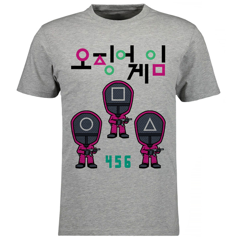 تی شرت آستین کوتاه مردانه مدل بازی مرکب V53