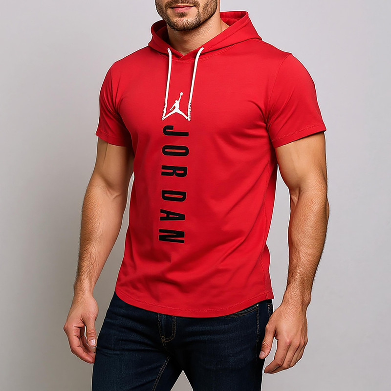 تیشرت کلاه دار مردانه مدل 00412212