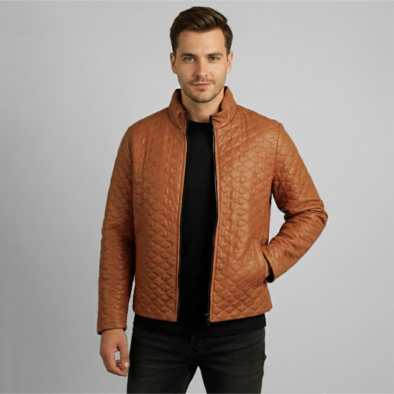 کت چرم مردانه مدل 4030