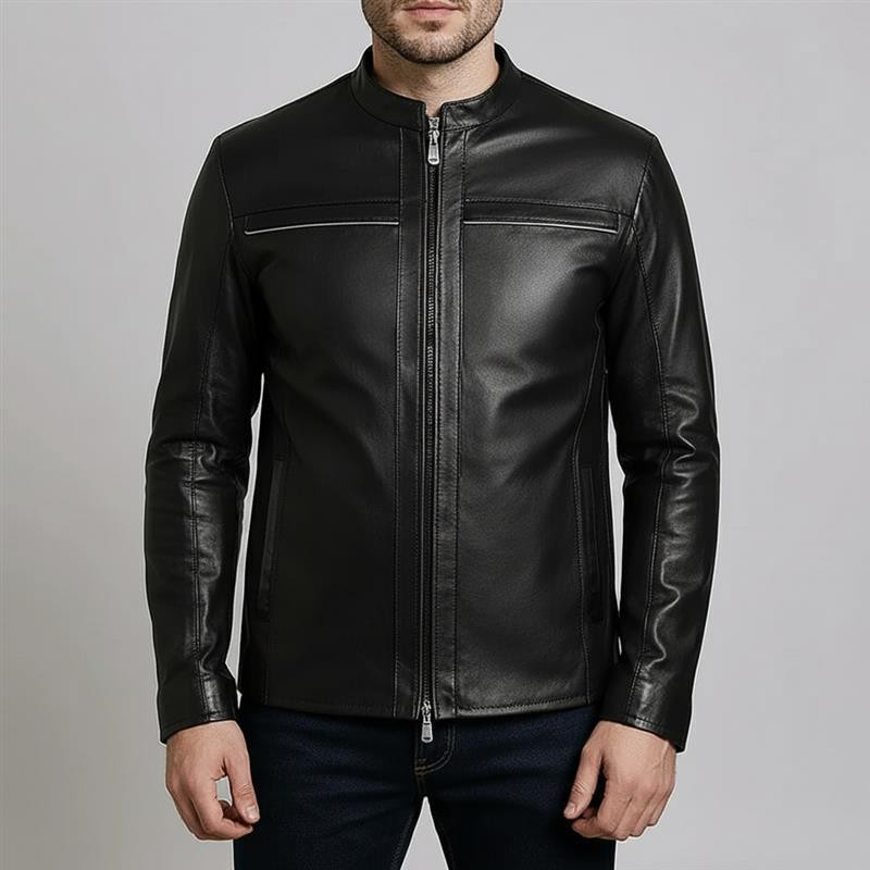 کت چرم مردانه چرم مشهد مدل K0623